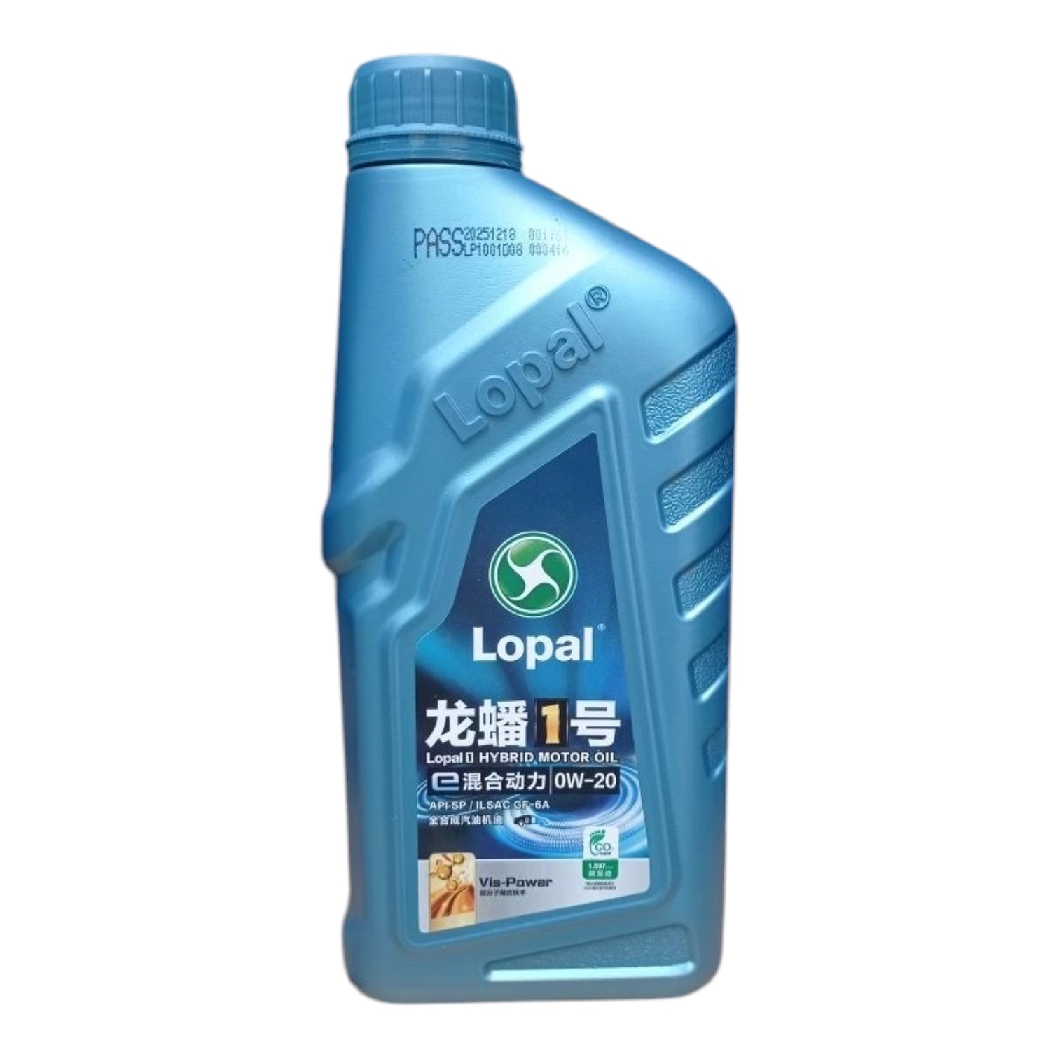 Моторное масло Lopal 1 HYBRID MOTOR OIL 0W-20 синтетическое 1л