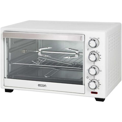 Духовка электрическая, Econ, ECO-G3801MO, 38 л, 1800 Вт, 7 реж, бел, 13677