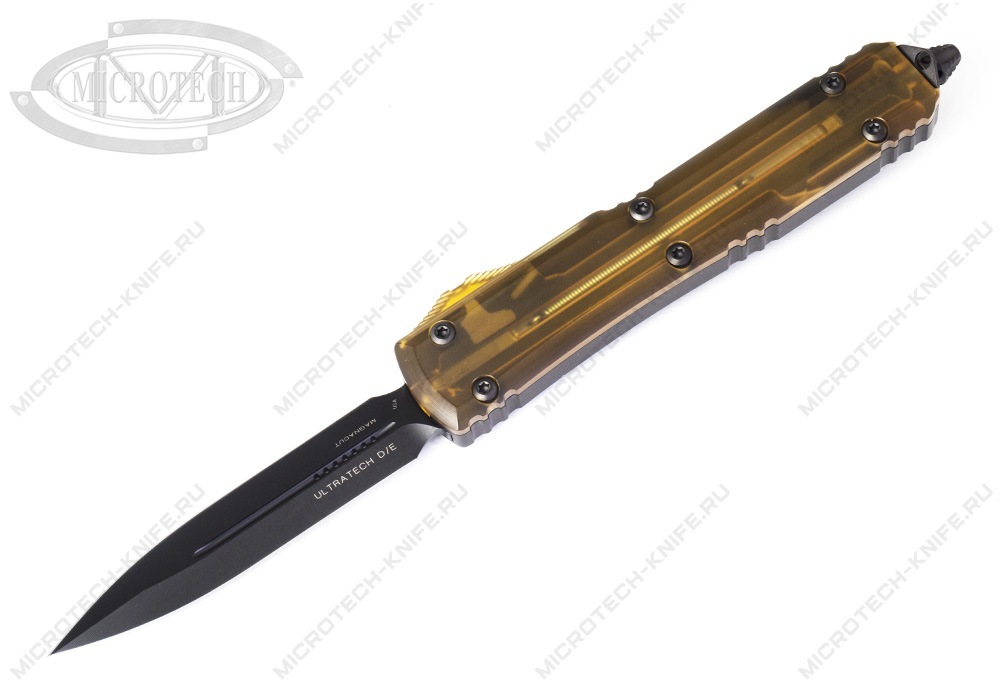 Нож Microtech Ultratech 122-1DLCTULS Ultem Top Button MagnaCut Signature