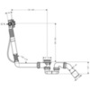 Hansgrohe Exafill S 58116180 Слив-перелив с наполнением
