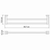 WasserKRAFT Lippe K-6540 Полотенцедержатель, цвет: хром