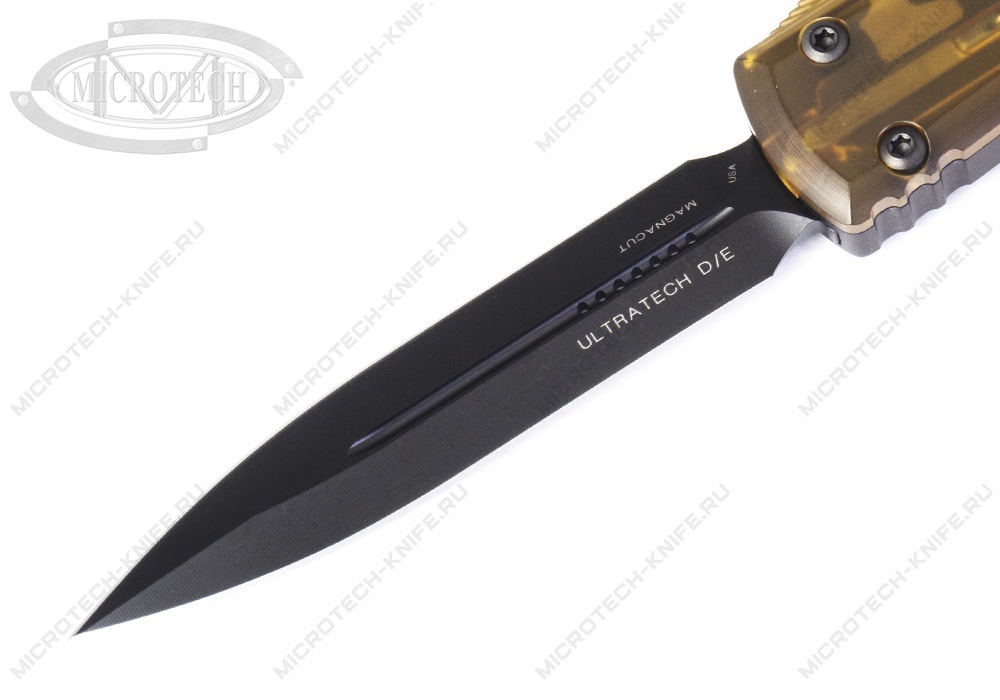 Нож Microtech Ultratech 122-1DLCTULS Ultem Top Button MagnaCut Signature