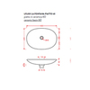 ArtCeram La Fontana LFL001 01 00 Раковина-чаша, 60x42, цвет: белый