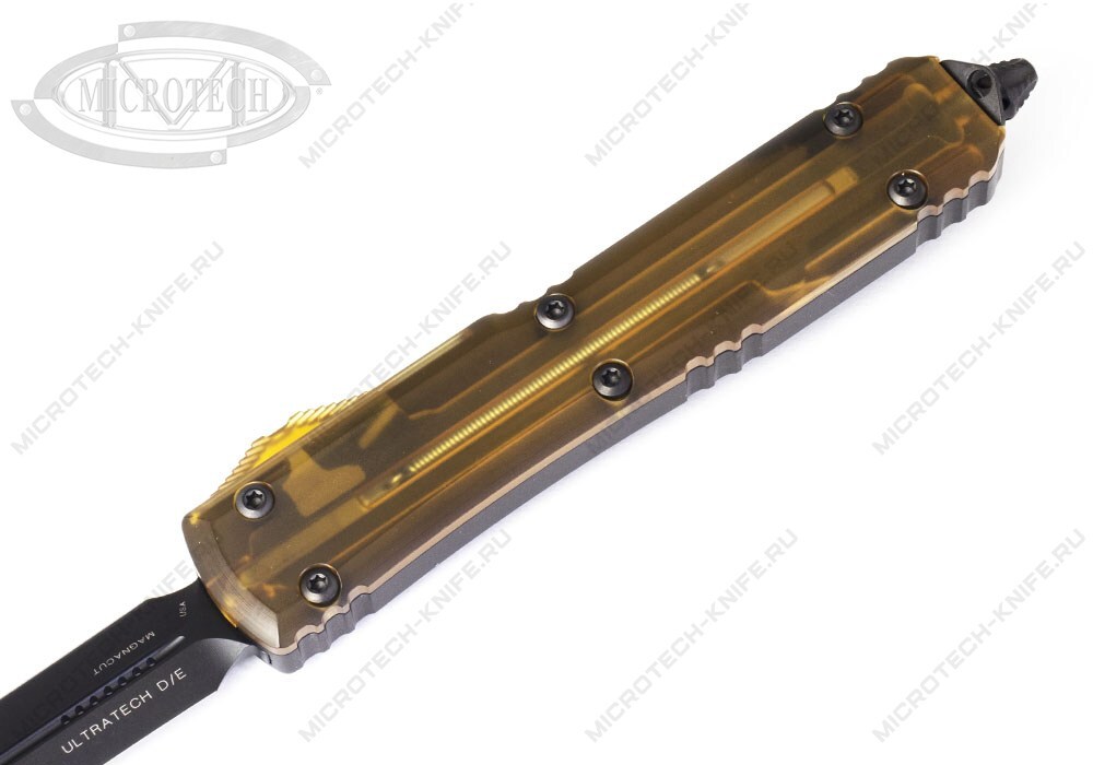 Нож Microtech Ultratech 122-1DLCTULS Ultem Top Button MagnaCut Signature