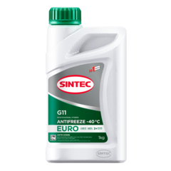 Антифриз готовый Sintec Euro G11 зеленый (1кг)