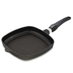 Сковорода гриль квадратная 28х28 см, съемная ручка, AMT Frying Pans Titan арт. AMT I-E285G