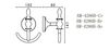 Art&Max AM-4286B-BR Крючок, цвет: бронза