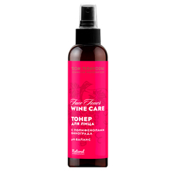 Тонер для лица с полифенолами винограда Wine Care рН-баланс ТМ Мануфактура Дом Природы