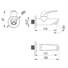 Lemark LM4690BL Кран, длина излива 11 см, чёрный