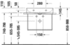 Duravit DuraSquare 2356600044 Раковина мебельная компакт