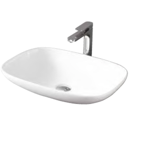 ArtCeram La Fontana LFL006 01 00 BI*0 Раковина накладная, 55x40, цвет: белый