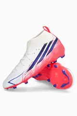Бутсы adidas F50 League Hyperfast Mid FG Junior - белый