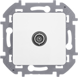 Розетка TV (телевизионная) - Legrand Inspiria - оконечная - белый — фото 1