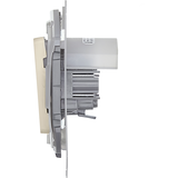 Переключатель одноклавишный IP44 - Legrand Inspiria - 10АХ 250В безвинтовые зажимы - слоновая кость — фото 15