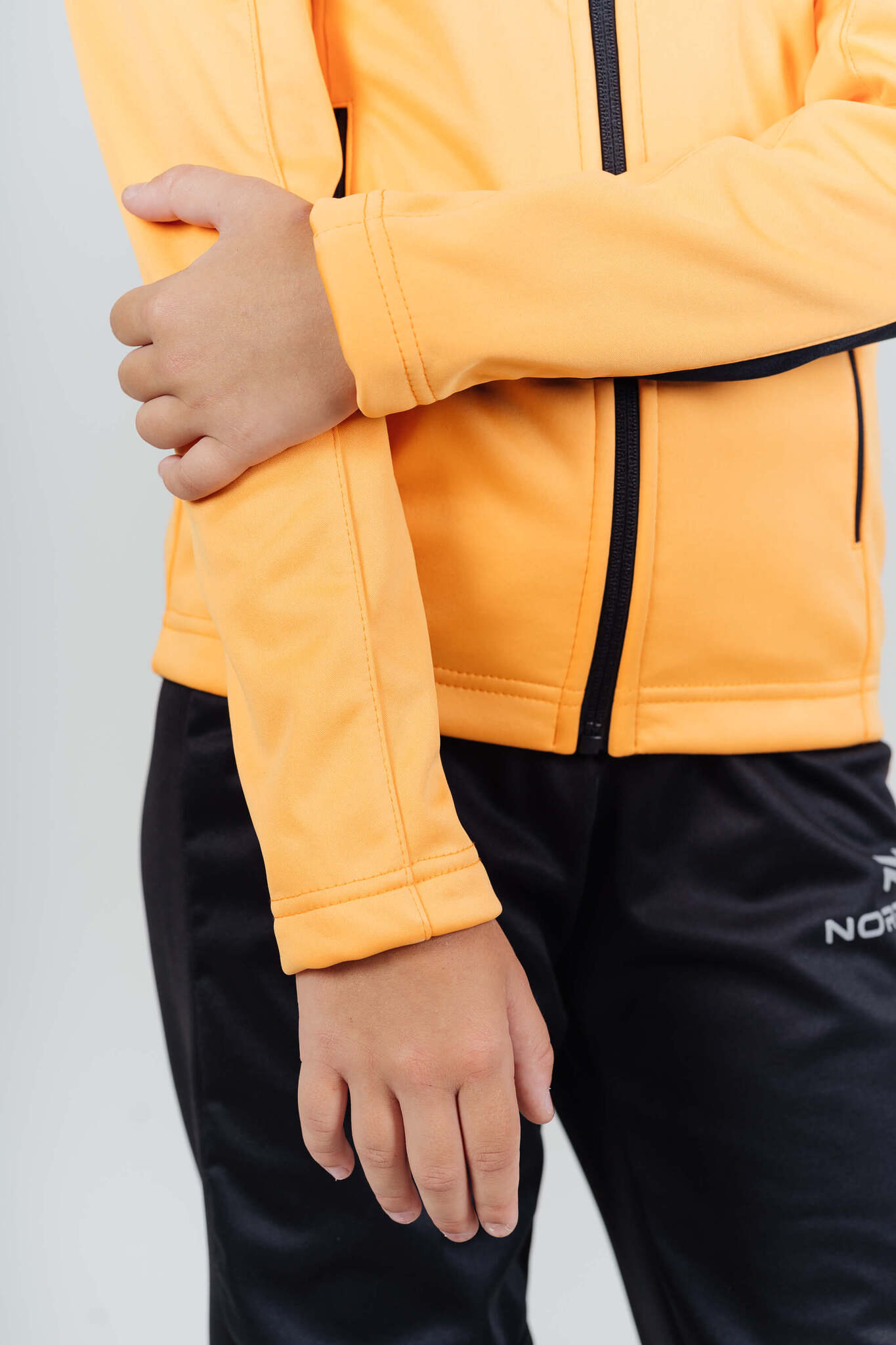Детский разминочный костюм Nordski Jr Base Active orange - 8