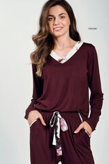 Пижама женская со штанами TARO 3221 INDY_Сливовый