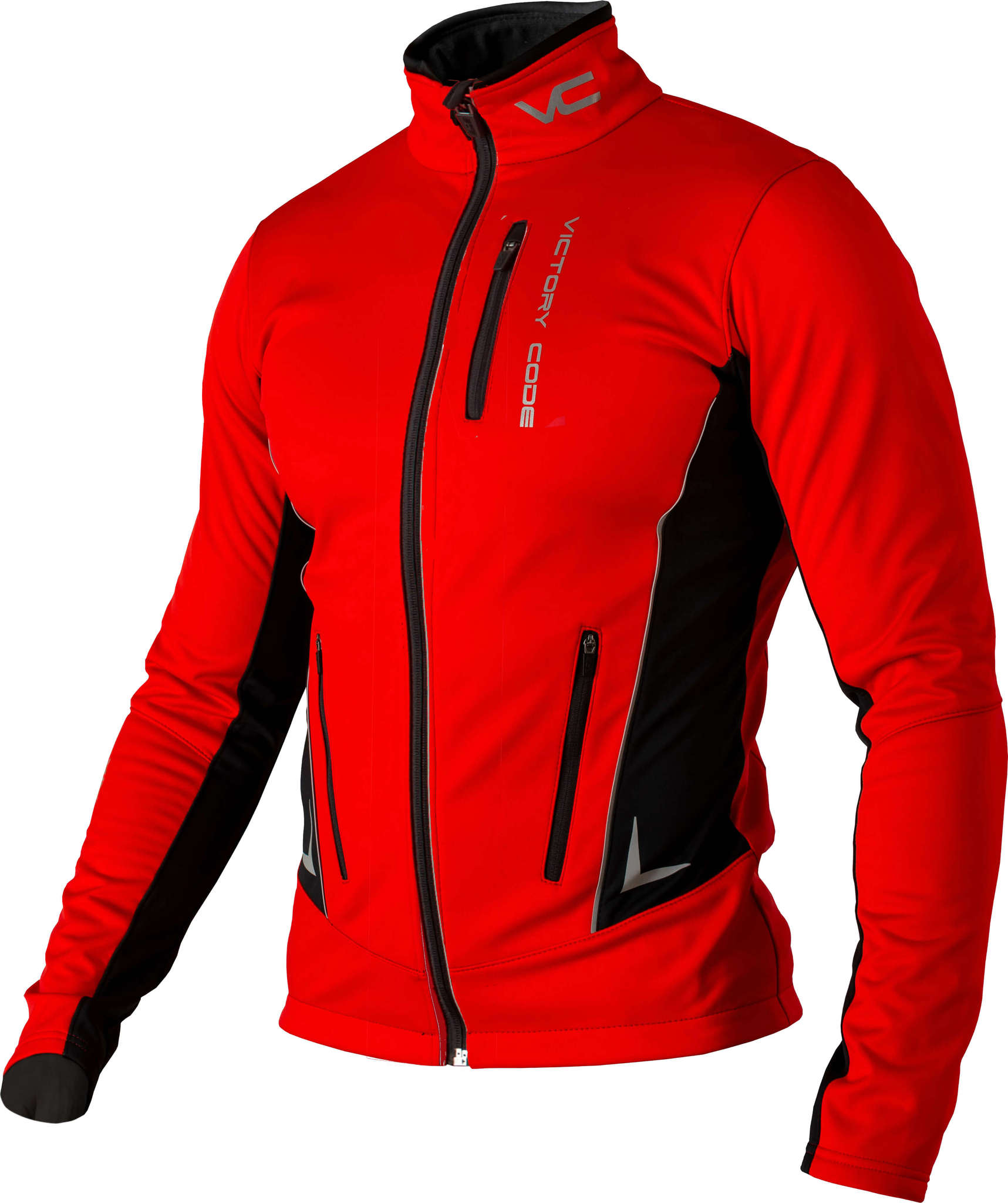 Victory Code Speed Up разминочная лыжная куртка red - 2