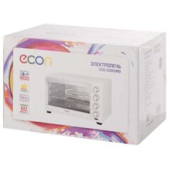 Духовка электрическая, Econ, ECO-G3801MO, 38 л, 1800 Вт, 7 реж, бел, 13677