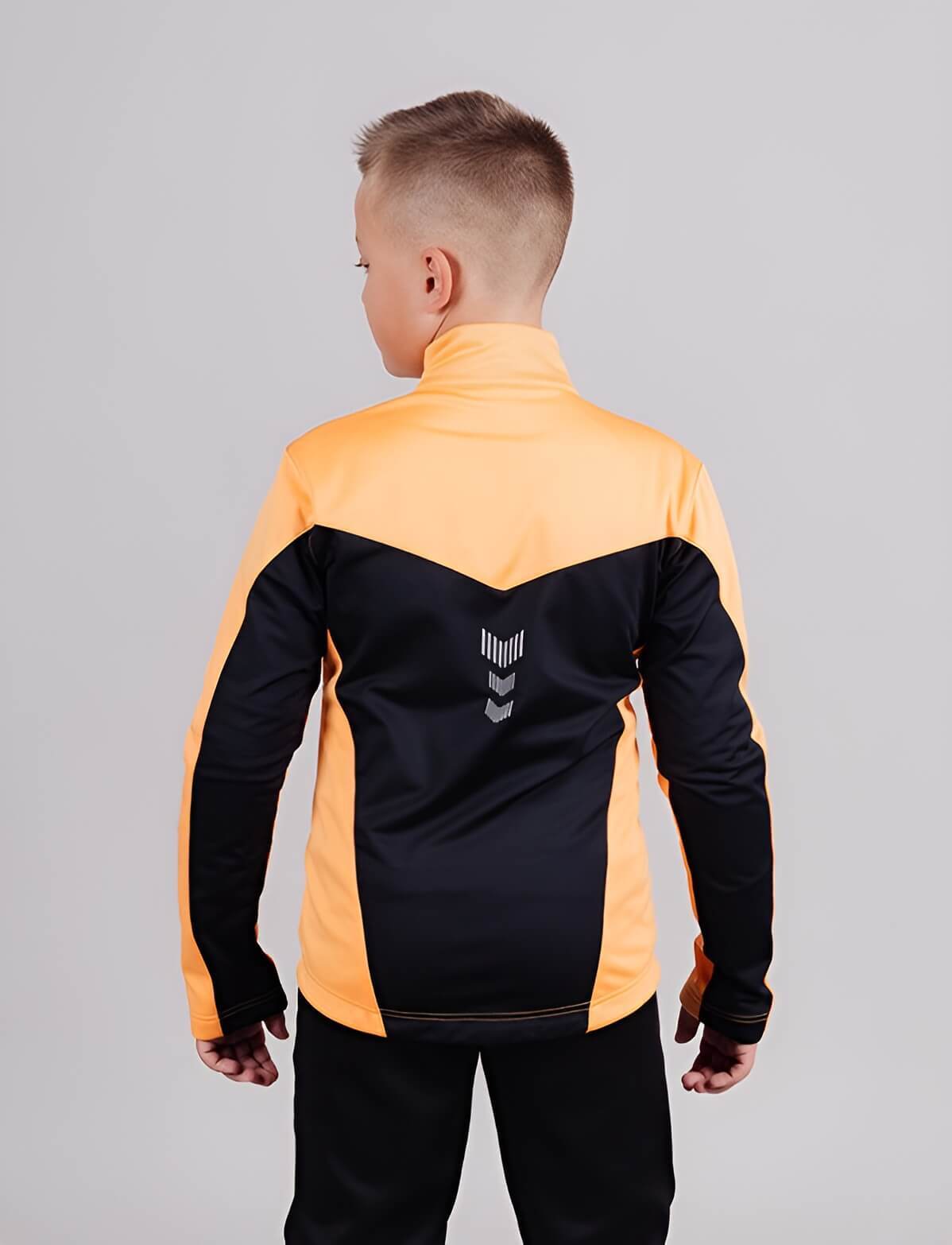 Детский разминочный костюм Nordski Jr Base Active orange - 4