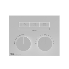 Gessi Hi-Fi 63006#279 Термостат для душа, с включением до 3 источников одновременно (внешняя часть), цвет: White CN фото