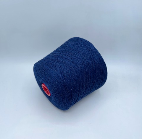 Бобинная пряжа (пр.Италия),art-Lambswool 2/17 850м/100гр, 100% Ягненок, цвет-Синий меланж(147/244). арт-33061