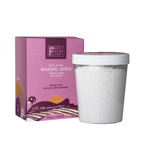 Organic Boom Скраб-сода для лица 