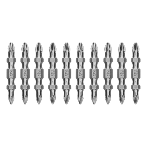 Бита двухстор., PZ2-PZ1х45мм, сталь S2, 10шт. Gross
