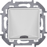 Вывод кабеля IP21 - Legrand Inspiria - с зажимом для кабеля - белый — фото 1