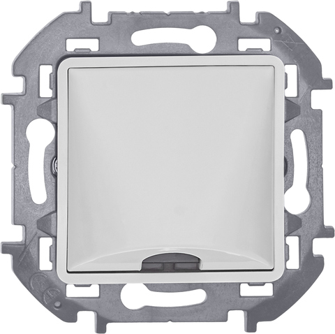 Вывод кабеля IP21 - Legrand Inspiria - с зажимом для кабеля - белый