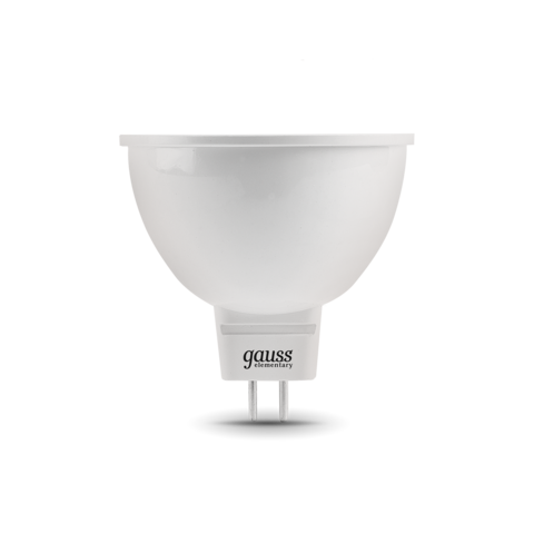 Лампа светодиодная LED 7 Вт 550 лм 4100К софит MR16 нейтральный GU5.3 AC 220В Elementary 13527 GAUSS