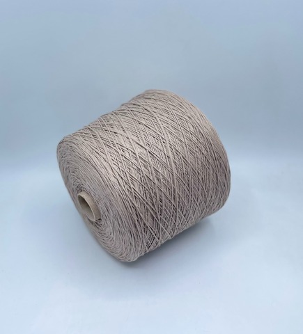 Бобинная пряжа (пр.Италия), art.Cotone, 350м/100 гр. 100%Хлопок, цвет-Латте , арт.34787