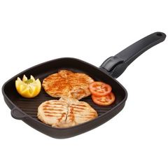 Сковорода гриль квадратная 28х28 см, съемная ручка, AMT Frying Pans Titan арт. AMT I-E285G