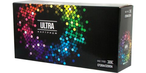 Картридж лазерный ULTRA 80A/05A CF280A/CE505A черный (black), до 2700 стр - купить в компании MAKtorg