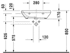 Duravit DuraStyle 2324600070 Раковина медицинская