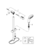 GROHE Tempesta 27927001 Душевой гарнитур
