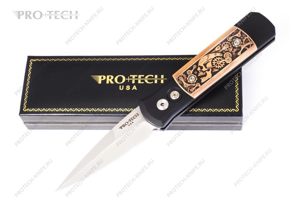 Нож Pro-Tech 7SP4 Godson Steampunk - фотография 