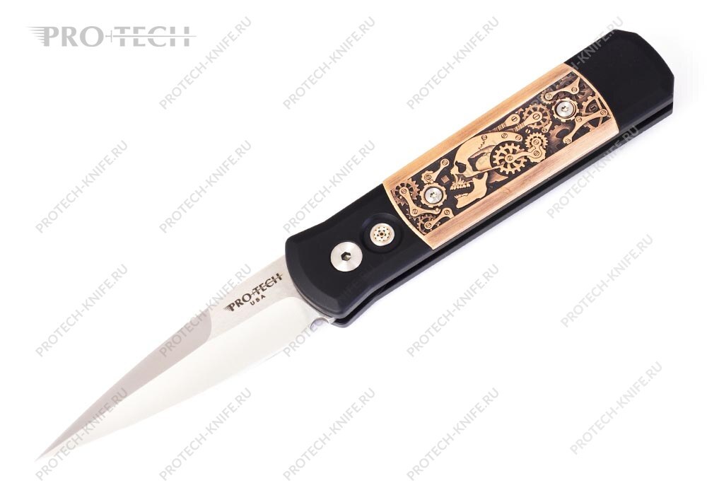 Нож Pro-Tech 7SP4 Godson Steampunk