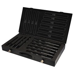 Набор сверл по металлу 14-30мм 10шт DIN345 HSS 118° (к/х - хв.) H-Tools PRO 204002HT