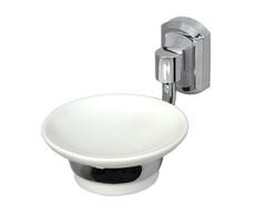 WasserKRAFT K-28129 Мыльница, цвет: хром, белый фото