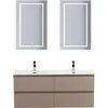 BelBagno KRAFT-1200-4C-SO-СO База под раковину подвесная с фрезерованными ручками по всей длине фасада с четырмя выкатн. ящ., Бежевый Мат., 1200x455x500