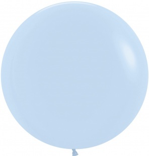 Шар S 36''/90 см, Пастель (Макарунс), Нежно-голубой (640), 1 шт.