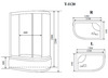 Timo Standart T-1120PL Душевая кабина 120x85