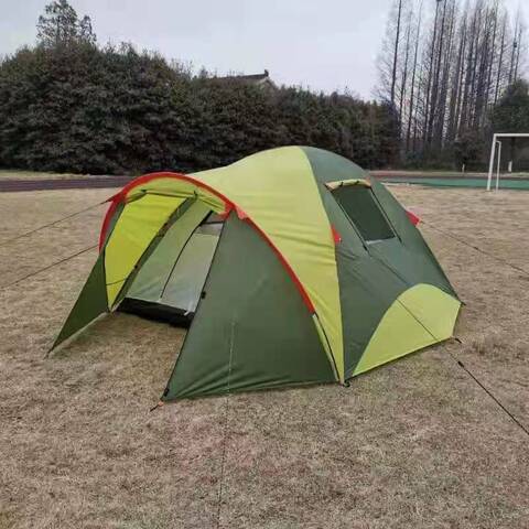Двухслойная палатка для кемпинга и отдыха с высокой влагостойкостью, Nature camping 1011