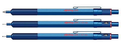 Набор Rotring 600 Blue из шариковой ручки и карандашей 0,5 mm; 0,7 mm (R600_Set_Blue)