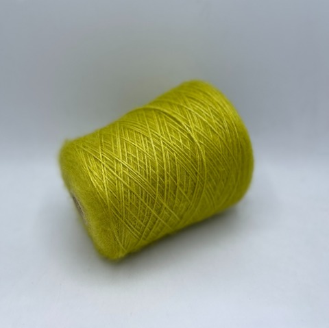 Filcom (пр.Италия), art-Soffilo 380м/100гр. 50%Шелк 45%Суперкид мохер 5%Полиамид, цвет-Лайм арт.25201