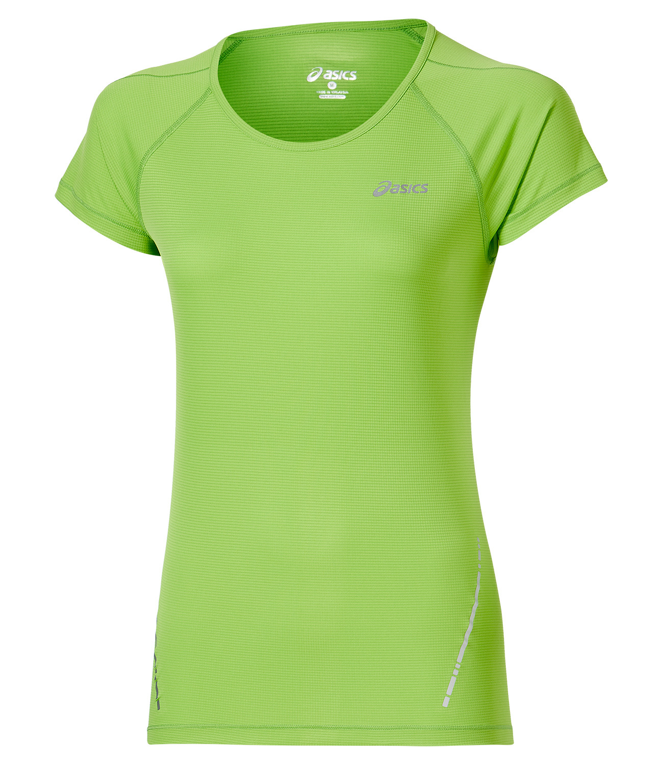 Asics SS Top Женская футболка для бега лайм - 2