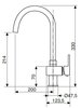 Cezares UNIKA-LSM1-A-03/24-W0 Смеситель для раковины, цвет: золото