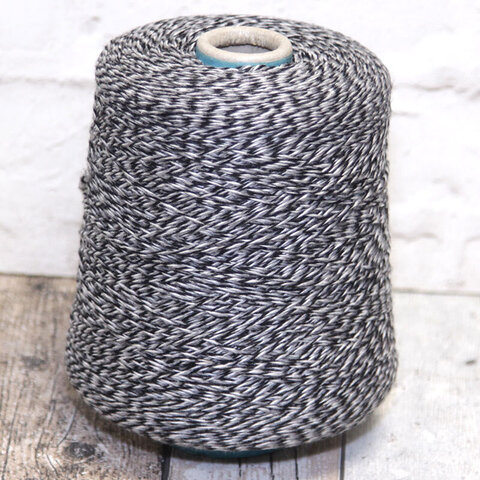 Кашемир LORO PIANA TWIST COARSEHAIR 3/13 черно-белый, мулине
