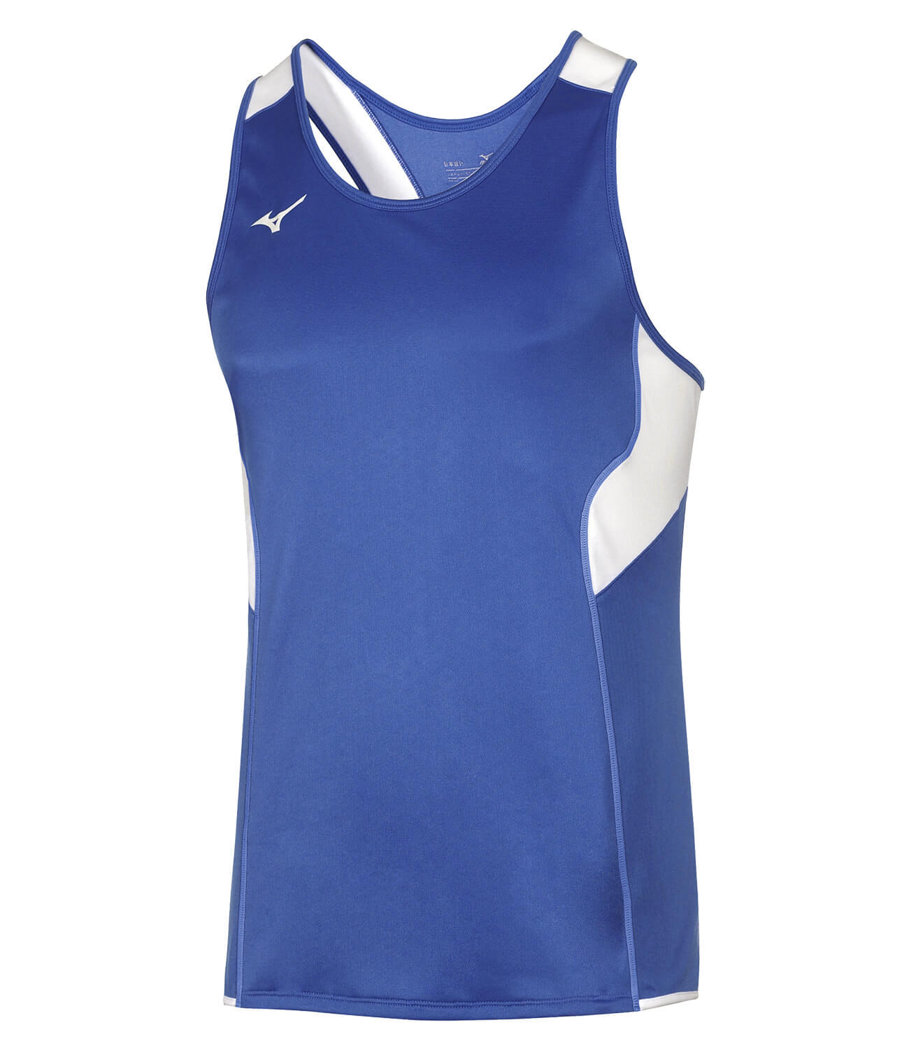 Mizuno Authentic Singlet мужская беговая майка синяя