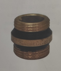 Ниппель 32-32 R1 1/4-R1 1/4 с двусторонним конусным уплотнением